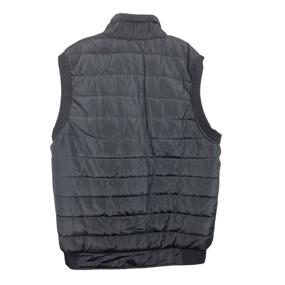 Cool Choice Puffer Vest Mens Size XL Black Sherpa Lined Classic Full Zipper - Picture 2 of 11